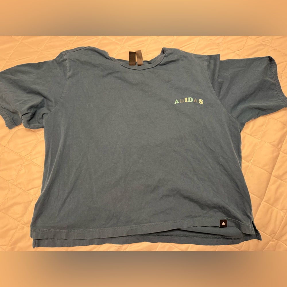 Adidas Blue Crop Top